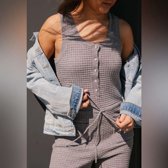Smash and Tess Megan Waffle Jumpsuit - Picture 4 of 11